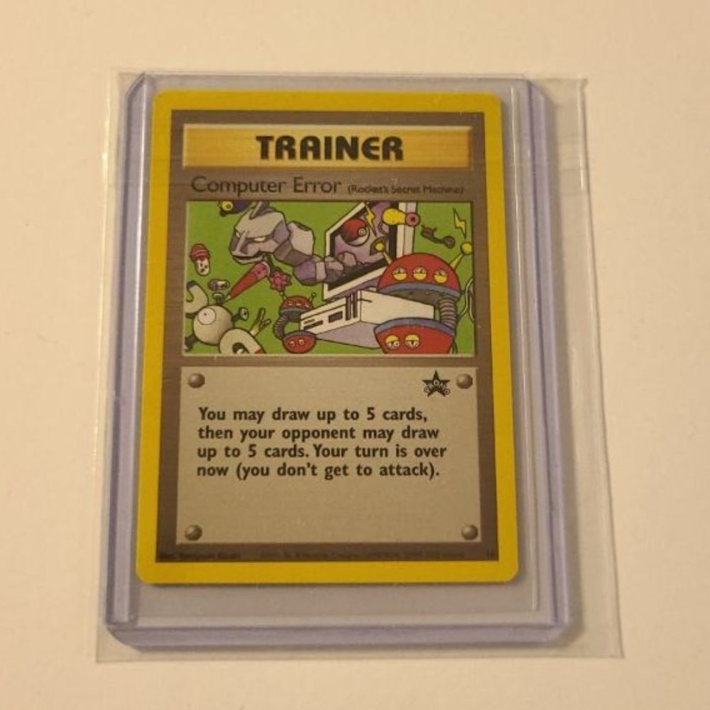 Pokemon Card - Computer Error - WOTC Black Star Promo